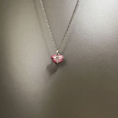 Vintage古着 Enamel love box项链