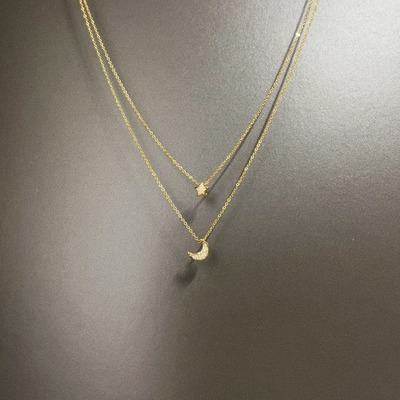 Vintage古着 Timeless Moon Star项链