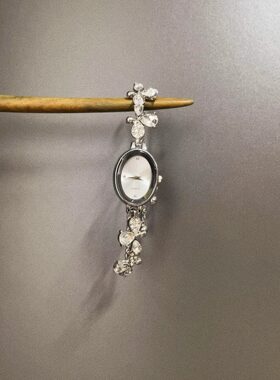 Vintage古着 Crystal petals手表