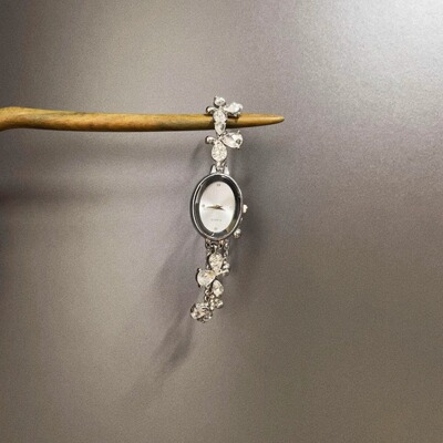 Vintage古着 Crystal petals手表