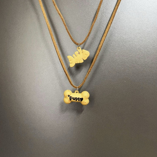 Vintage古着 Small fish bones项链