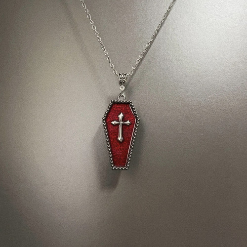 Vintage古着 Oil dripping cross项链