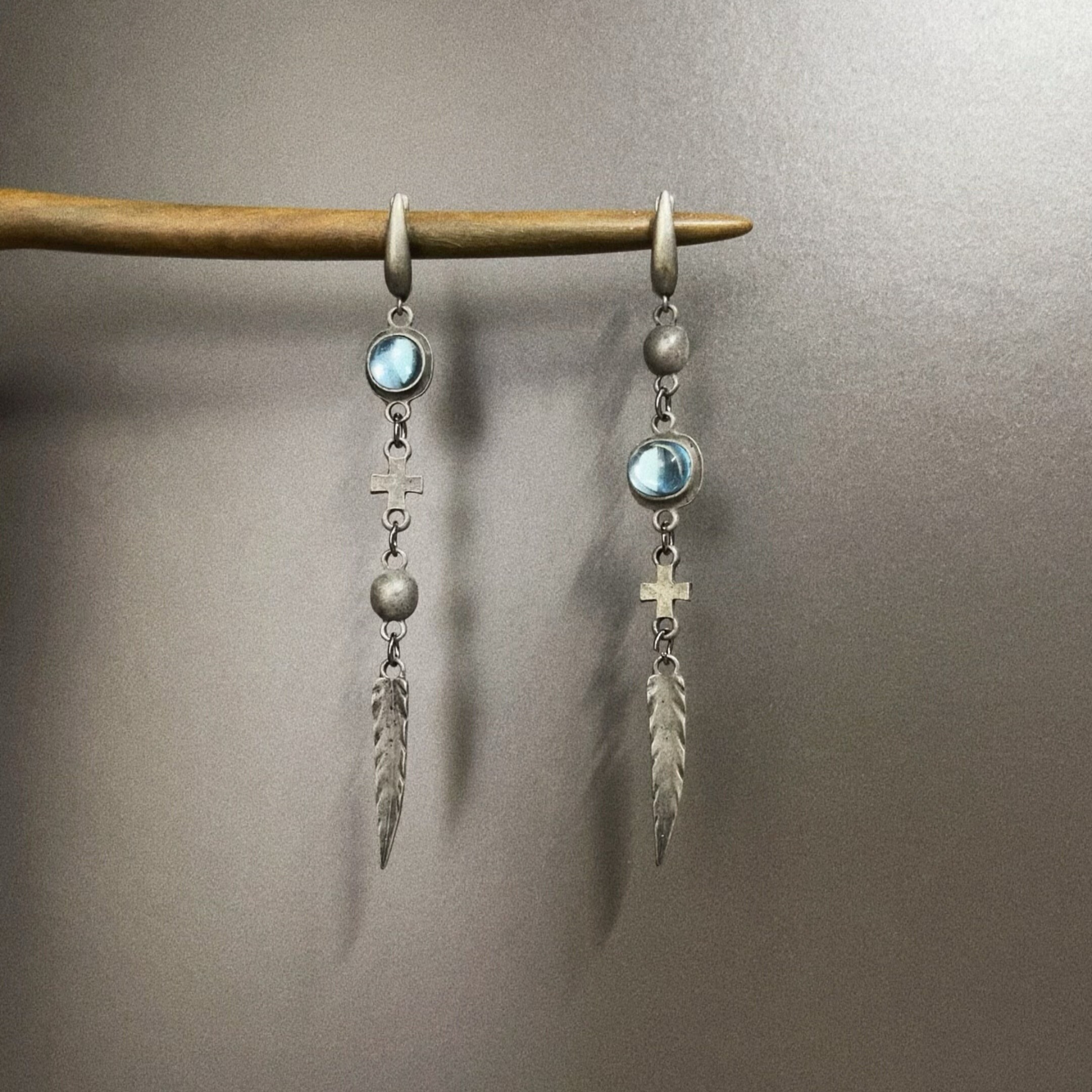 Vintage古着 Whispering Feathers耳饰