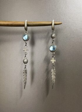 Vintage古着 Whispering Feathers耳饰