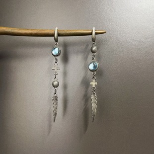 Vintage古着 Whispering Feathers耳饰