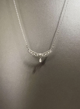 Vintage古着 Lace water drops项链