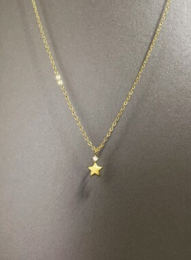 Vintage古着 Lone Point Wishing Star项链