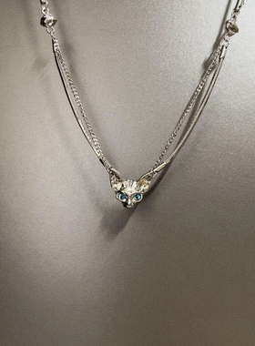 Vintage古着 Birus cat's head项链