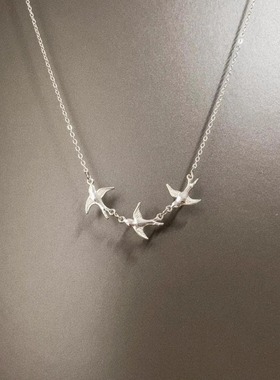 Vintage古着 Birds in the wilderness项链