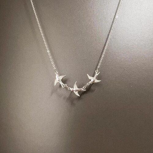 Vintage古着 Birds in the wilderness项链