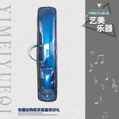 琴包 防水防摔耐磨乐器包时尚 艺美新款 高档亮面漆皮二胡包双支装