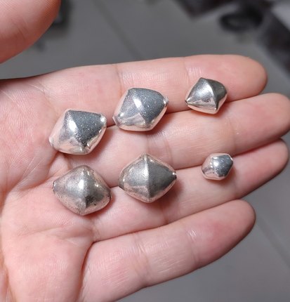 泰国清迈手工银手链项链白色配件diy材料散珠配饰100元包邮38 7