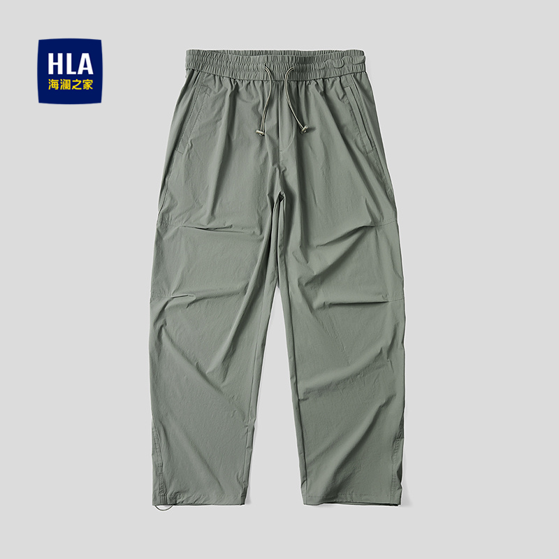 海澜之家松紧腰简约时尚休闲裤男