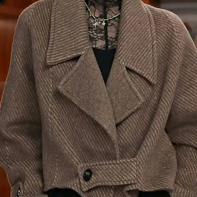 毛呢外套女士装秋冬季2025年新款今年流行爆款小个子短款呢子大衣