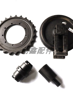 小松PC15 18 20 30驱动齿 拖轮引导轮微挖链板支重轮上滚轮底盘件