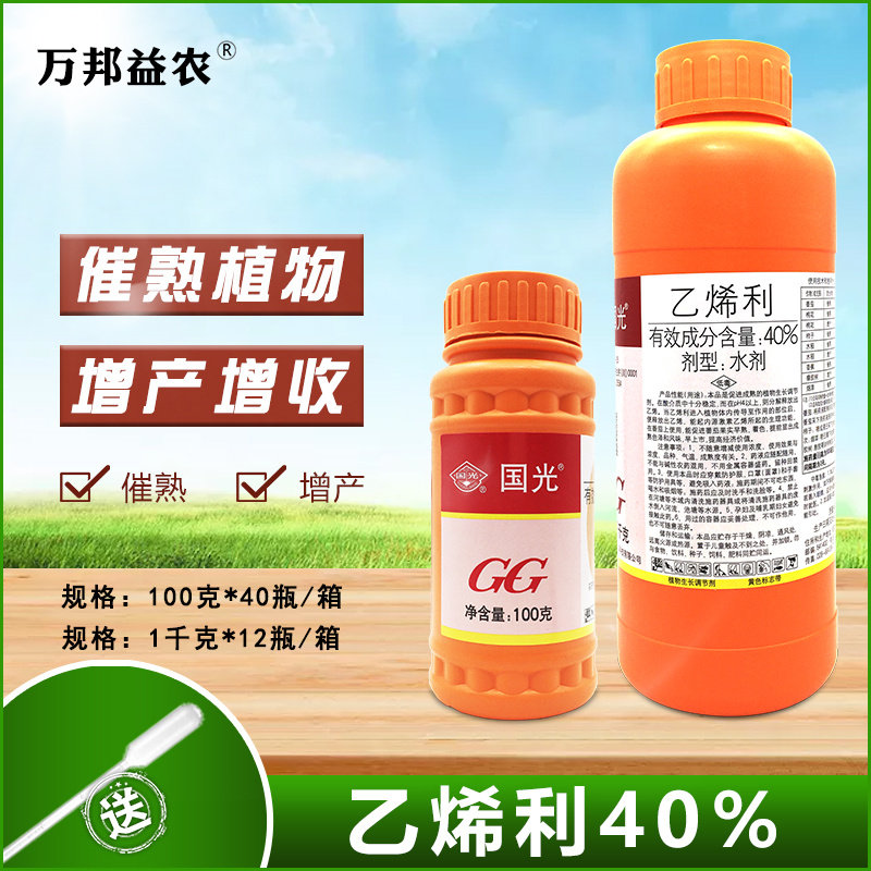 正品国光乙稀利40%乙烯利芒果香蕉快熟柿子猕猴核桃青皮吹崔熟剂怎么看?