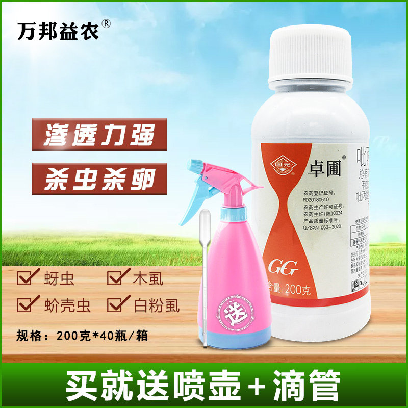 国光卓圃吡丙醚噻嗪酮蚧介壳虫专用药蚜虫杀虫药农药类多肉杀虫剂