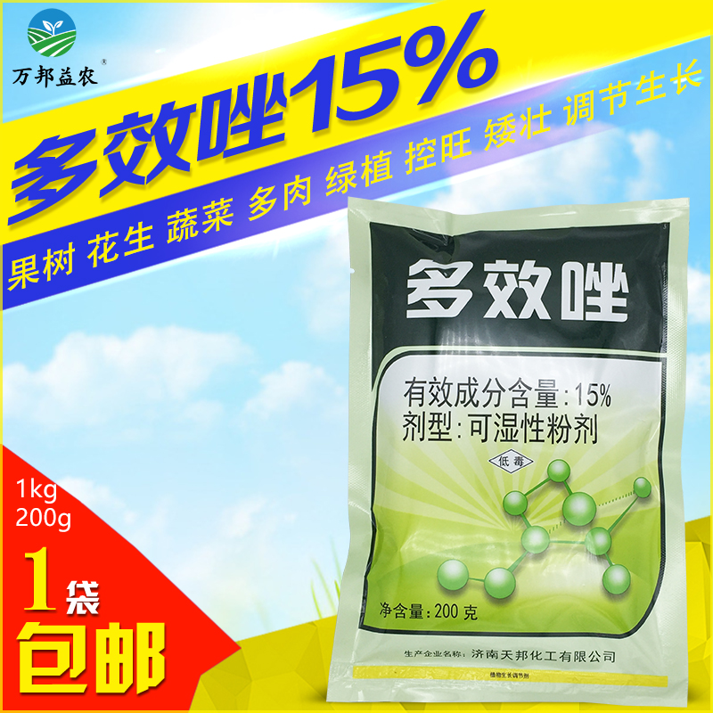 多效唑锉小麦芒果荔枝柑橘多肉控旺控徒长促花芽矮化剂矮壮素调节