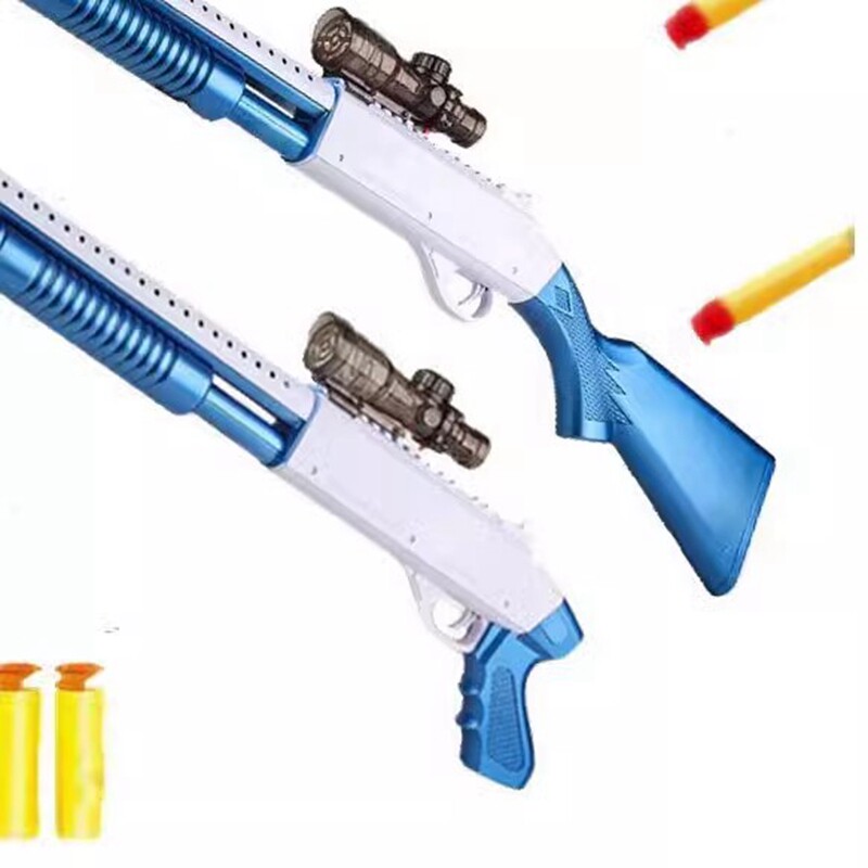 儿童玩具ak47软弹枪来福超大号散弹海绵软弹枪M4玩具冲锋枪礼物