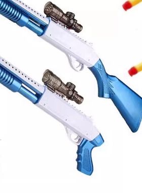 儿童玩具ak47软弹枪来福超大号散弹海绵软弹枪M4玩具冲锋枪礼物