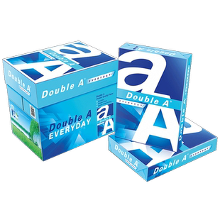 Double A 达伯埃打印纸复印纸70g克500张A3办公用品打印复印纸整箱多省包邮不易卡纸顺滑2500张 开发票