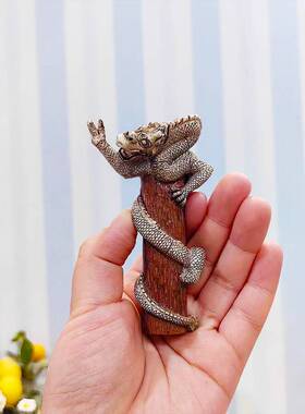 山西旅游文创礼物晋祠盘龙冰箱贴