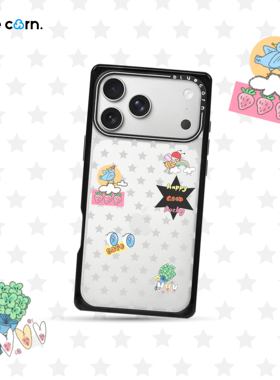 【bluecorn】蓝色苞米艺术家quevy幸运星 适用于iPhone 17/16/15 PRO/MAX magsafe镜面磁吸防摔手机壳保护套