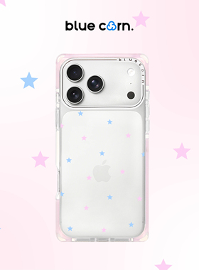 【bluecorn】蓝色苞米新款甜蜜花朵 繁星点点 适用于iPhone 17\16\PRO MAX magsafe镜面磁吸防摔手机壳保护套