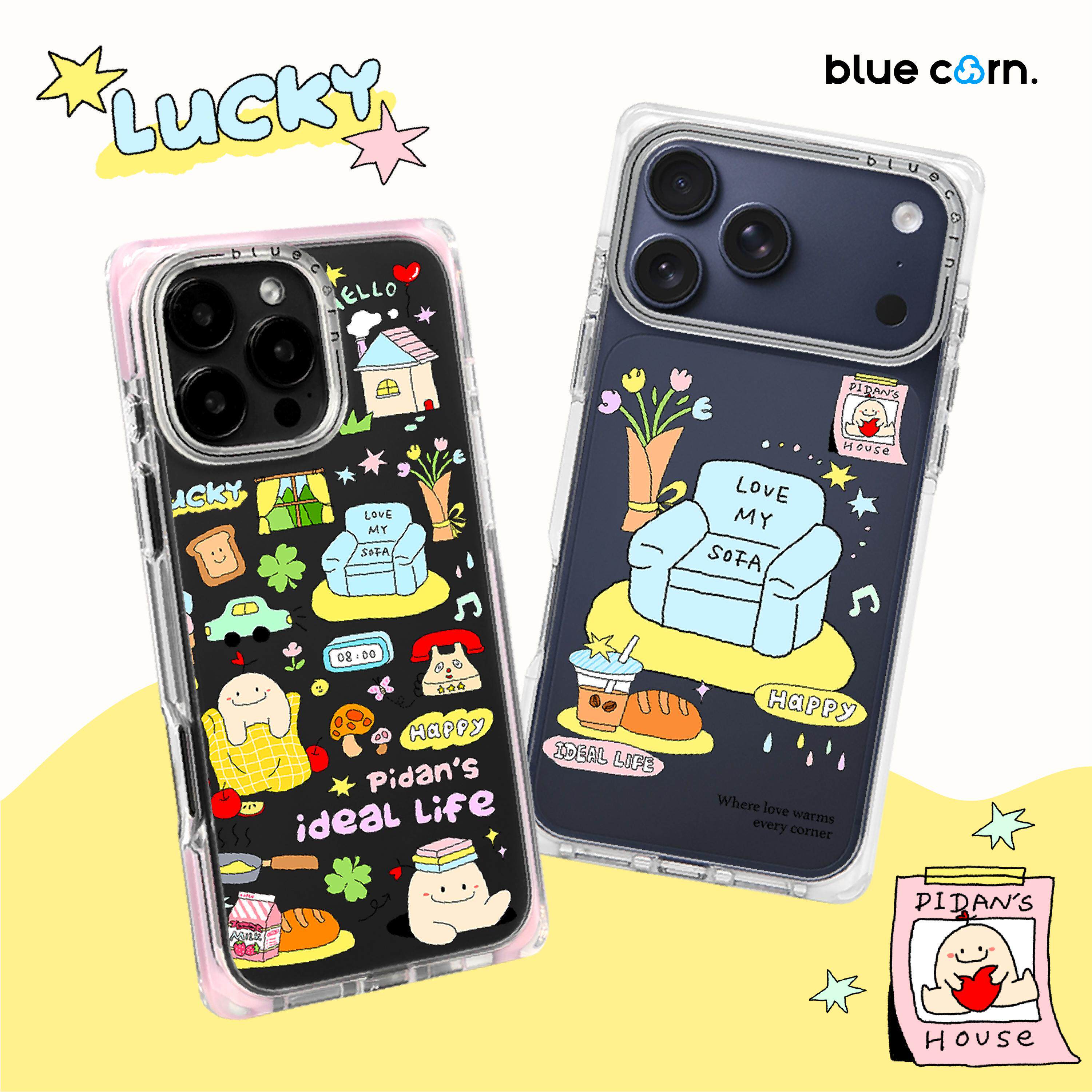 【bluecorn】蓝色苞米原创皮蛋的一天适用于iPhone 1