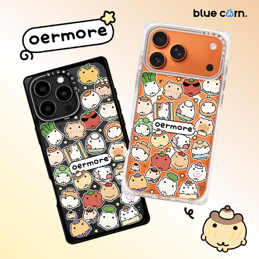 【bluecorn】蓝色苞米联名朱小仓第二弹全家福 适用于iPhone 17/16/15PRO/MAX magsafe镜面磁吸防摔手机壳套