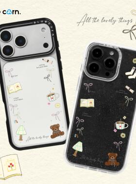 【bluecorn】蓝色苞米原创日常小相框适用于iPhone 17/16/15PRO/MAX magsafe镜面磁吸防摔手机壳全包保护套