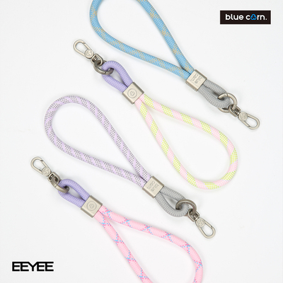 bluecorn 伊亚伊7mm时尚拼接撞色腕带户外通用百搭多用途手机挂绳