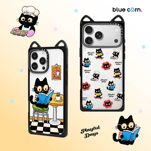 【bluecorn】蓝色苞米艺术家嘿嘿下午茶适用于iPhone 17/16/15PRO/MAX magsafe磁吸防摔手机壳全包卡通保护套