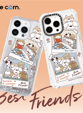 【bluecorn】蓝色苞米联名miiiiichan照片墙防摔手机壳适用于iPhone17 PRO MAX16pro15磁吸卡通保护套magsafe