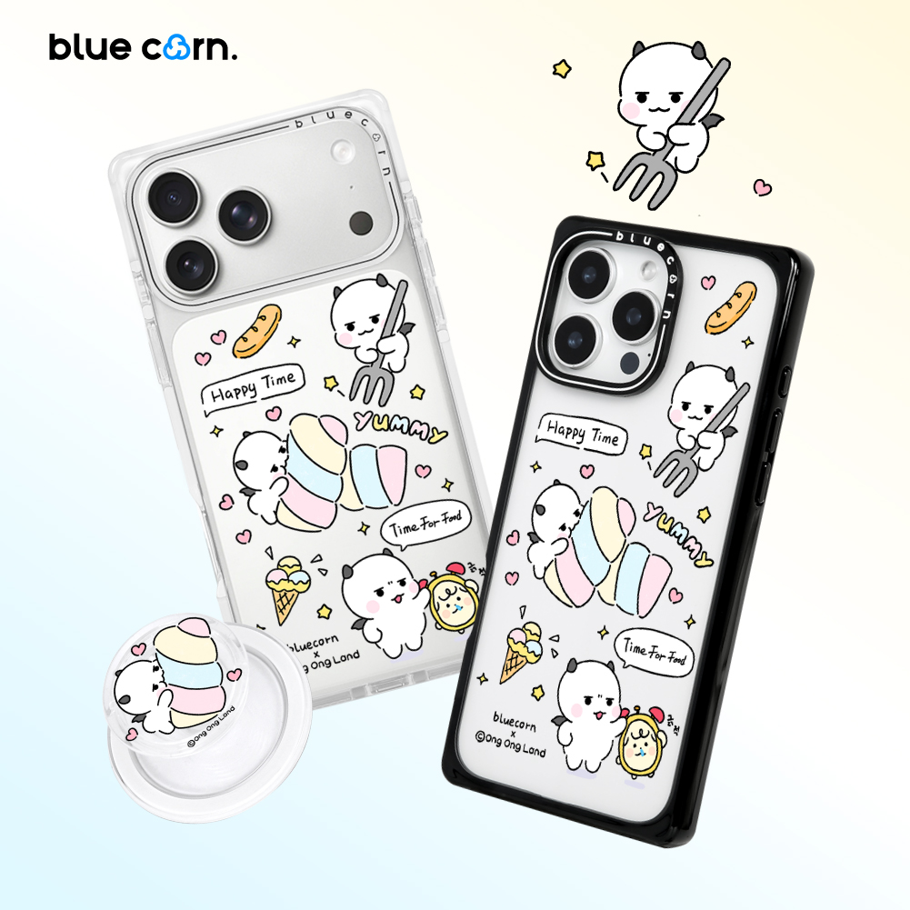 【bluecorn】蓝色苞米美味时间魔域绒绒适用于iPhone 17/16/15PRO/MAX magsafe镜面磁吸防摔手机壳全包保护套