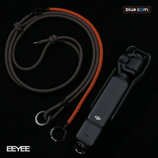 bluecorn蓝色苞米6MM运动相机户外肩带斜跨挂绳适用于大疆pocket3