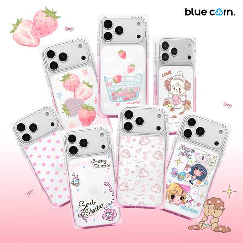 【bluecorn】蓝色苞米粉白奶方合集适用于苹果iPhone17/16/15/PRO/MAX air magsafe磁吸手机壳全包防摔保护套