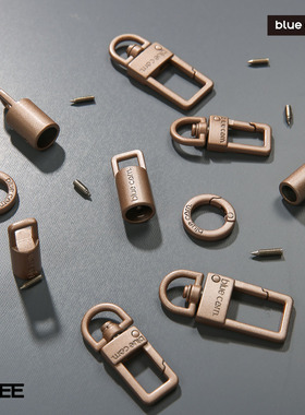 bluecorn可拆卸亮银沙漠金吊钟五金配件可DIY多功能适用手机挂绳