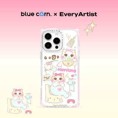 【bluecorn】蓝色苞米早安pipi适用于苹果iPhone 16/15/14/pro/max 磁吸magsafe防摔手机壳卡通保护套