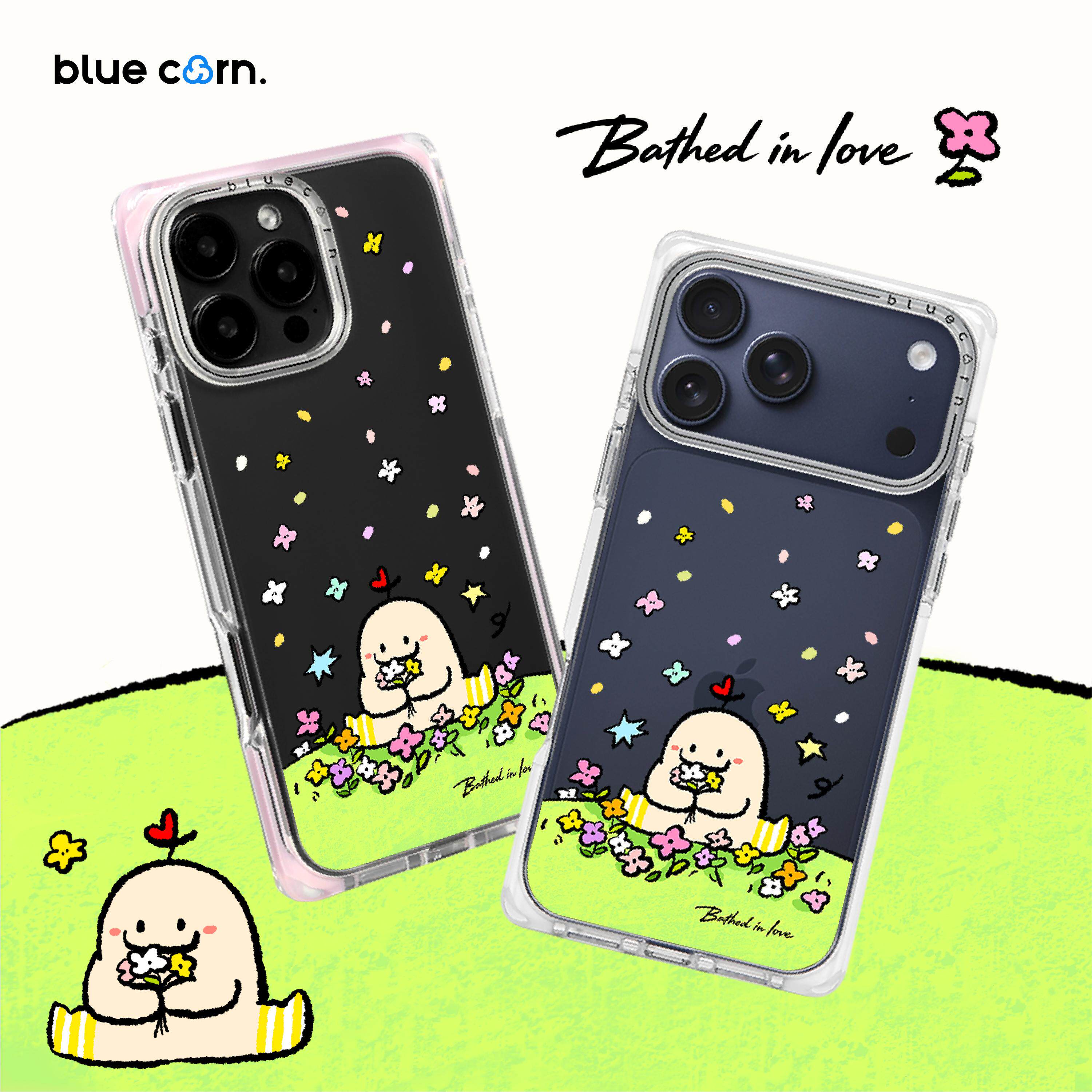 【bluecorn】蓝色苞米原创花花皮蛋适用于iPhone 17