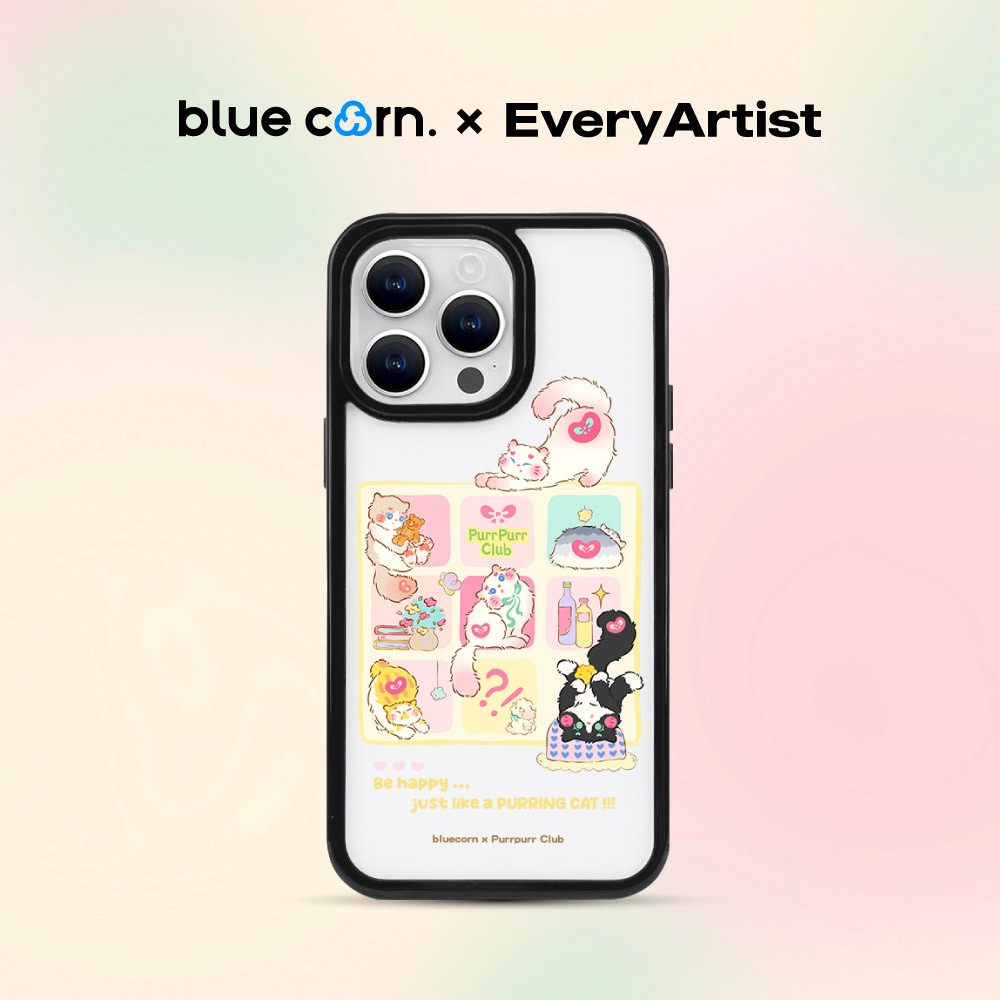 【bluecorn】蓝色苞米联名艺术家系列pipi家族适用于iPhone 17 16 15 14 PRO MAX magsafe镜面磁吸防摔手机壳
