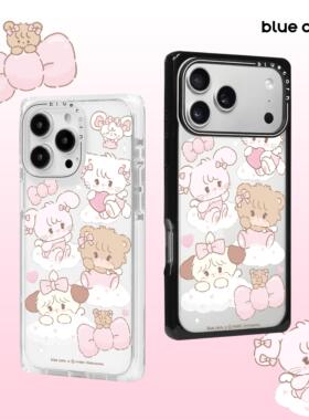 【bluecorn】蓝色苞米联名MIKKO绵绵云朵适用于iPhone 17/16/15PRO/MAX magsafe镜面磁吸防摔手机壳 保护套