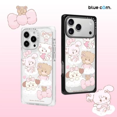 【bluecorn】蓝色苞米联名MIKKO绵绵云朵适用于iPhone 17/16/15PRO/MAX magsafe镜面磁吸防摔手机壳 保护套