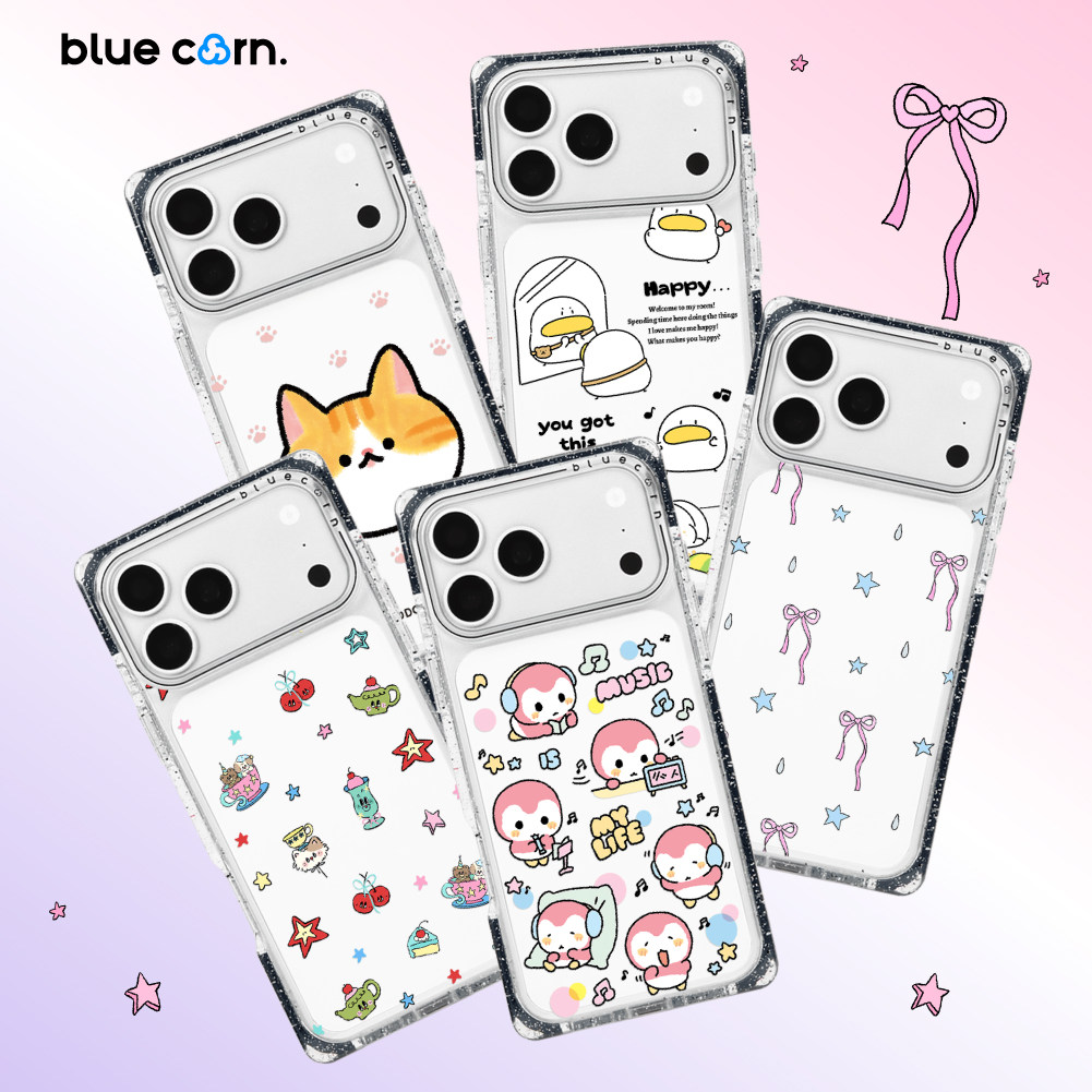 【bluecorn】蓝色苞米奥利黑复刻方形直角边适用于苹果iPhone 18/17/16/15PRO/MAX 磁吸防摔手机壳全包保护套
