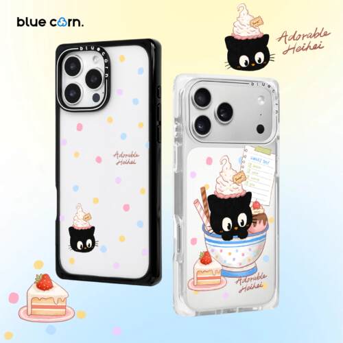【bluecorn】蓝色苞米艺术家嘿嘿甜品碗 适用于iPhone 18/17/16/15PRO/MAX magsafe磁吸防摔手机壳全包保护套