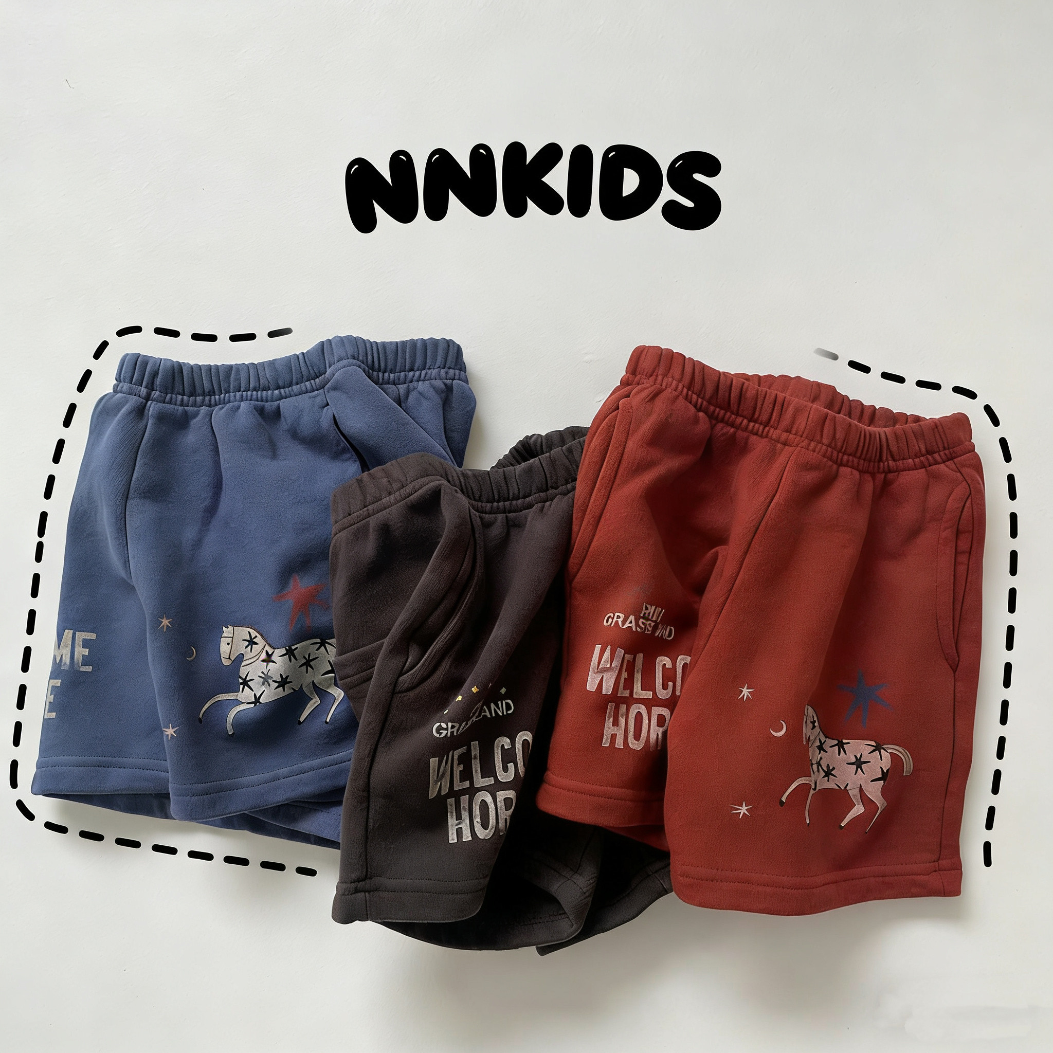 NNKIDS韩国进口GOU童装代购男女童儿童休闲百搭春款卡通短裤,童装/婴儿装/亲子装,裤子,淘宝优惠券,粉丝福利购,淘宝优惠卷