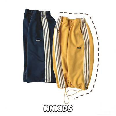 NNKIDS韩国进口MINIMAL代购男女儿童韩系休闲束脚运动校服裤