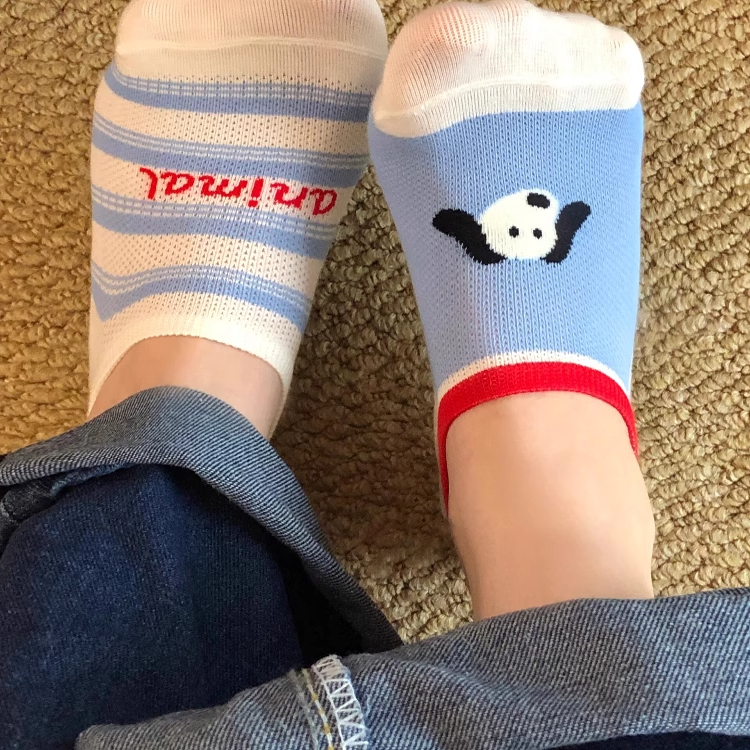 袜子女短袜纯棉薄款防滑隐形船袜