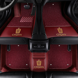 2022 新皇冠陆放汽车脚垫专用2.5L双擎7座七座地垫全包围2021 25款