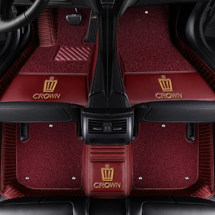 2022-25款新皇冠陆放汽车脚垫专用2.5L双擎7座七座地垫全包围2021